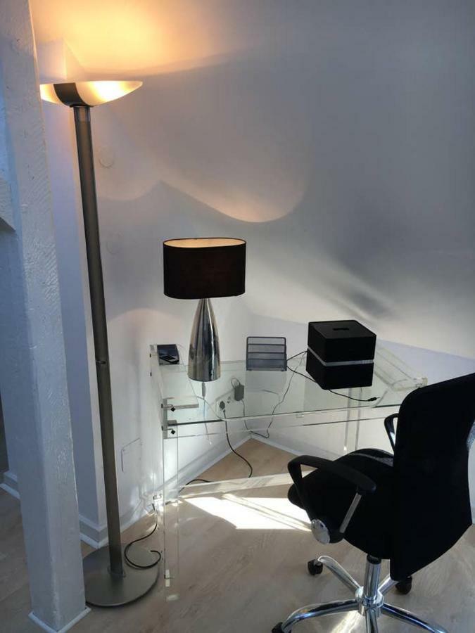 شقة دوسلدورف  في Luxury Rooftop Loft With River View 10Min To City المظهر الخارجي الصورة